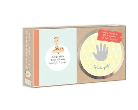 Baby's Handprint Kit & Journal with Sophie la girafe