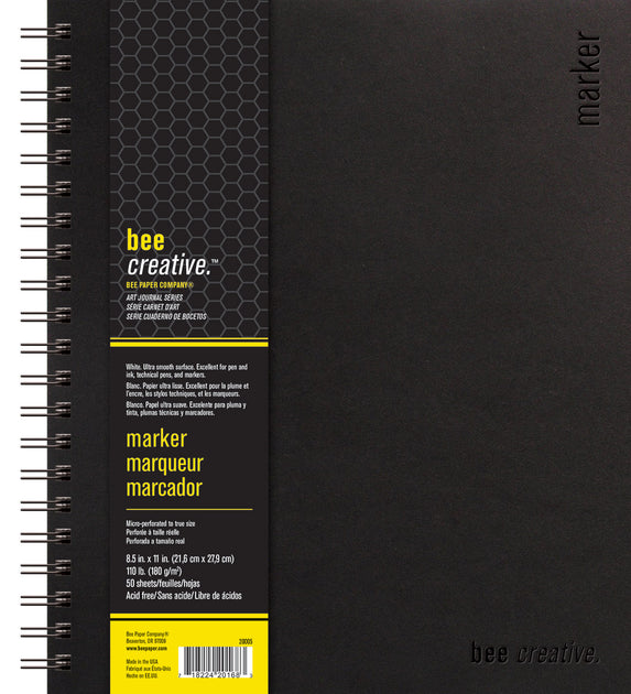 Bee Creative Marker Bee Art Journals in 3 Sizes – Mondaes Makerspace &  Supply