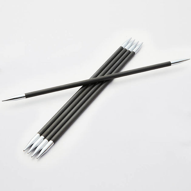 KNITTER'S PRIDE SIZE 7 (4.5 MM) KARBONZ DOUBLE POINT KNITTING NEEDLES