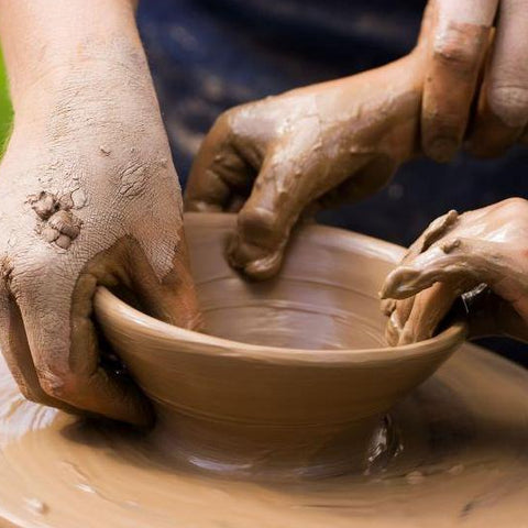 July 10: Pottery Clay & Wheel