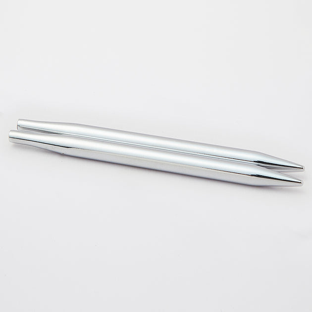 Nickel Plated Short Interchangeable Needle Tips US 8 (5.0mm) 16