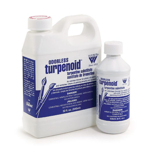 Turpenoid Natural 1814 Non Toxic Non Flammable Oil Paint Cleaner 32 oz