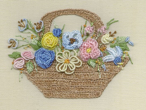 "Country Basket" Brazilian Embroidery Kit by EdMar