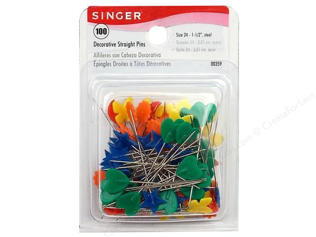 Singer Decorative Straight Pins – Mondaes Makerspace & Supply