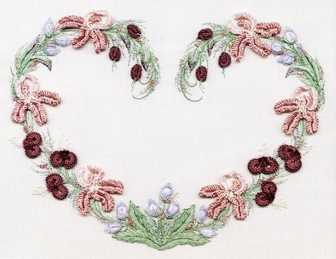 "Iris Heart" Brazilian Embroidery Kit by EdMar
