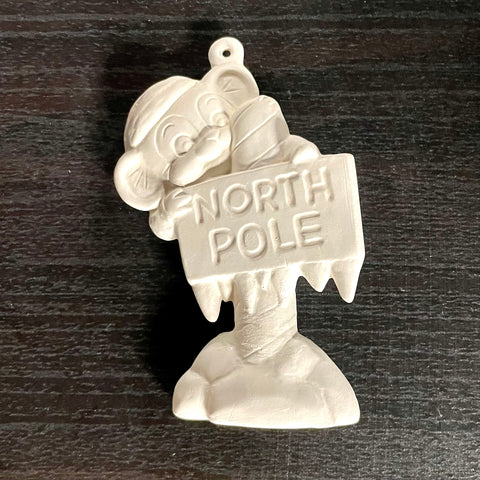 Mouse At The North Pole Ornament