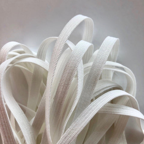 1/4" Knitted Sewing Elastic : Super-Soft High Quality White