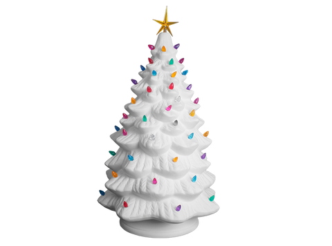 18” Lighted Christmas Tree
