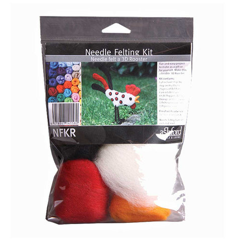 3D Rooster Needle Felting Kit by Ashford