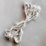 1/4" Knitted Sewing Elastic : Super-Soft High Quality White