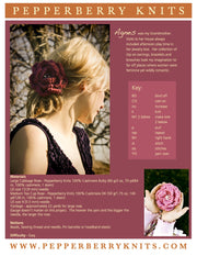 Agnes Rose Knit Flower