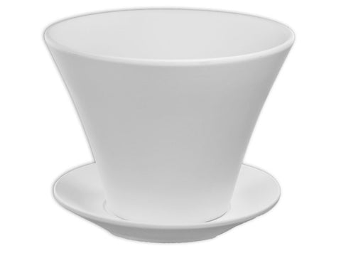 Angled Flowerpot with Tray