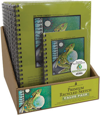 Premium Recycled Sketch Pads, Sheets, & Rolls by Bee Paper