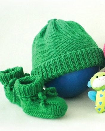 Baby Basics Hat & Bootie Sets