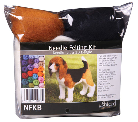 Beagle Needle Felting Kit by Ashford