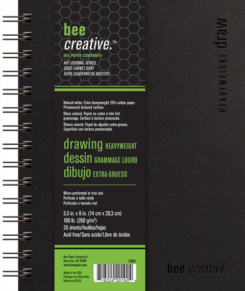 Bee Creative Heavyweight Draw Art Journals in 3 Sizes