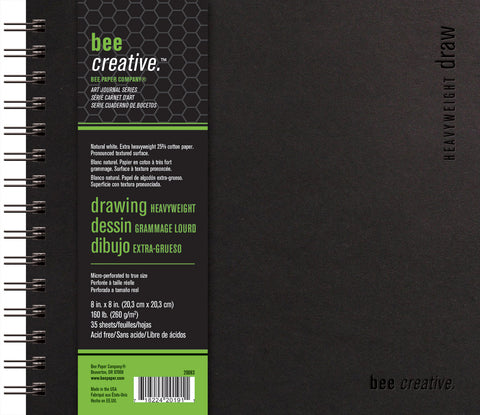 Bee Creative Heavyweight Draw Art Journals in 3 Sizes