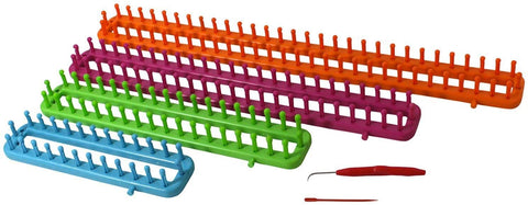 Rectangle Long Knitting Loom Set & Hook By Boye – Mondaes Makerspace &  Supply