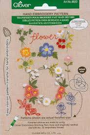 Hand Embroidery Patterns by Clover