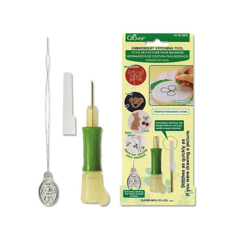 Clover Embroidery Punch Needle Stitching Tool Kit