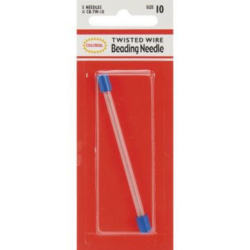 Twisted Wire Beading Needles, Size 6-10