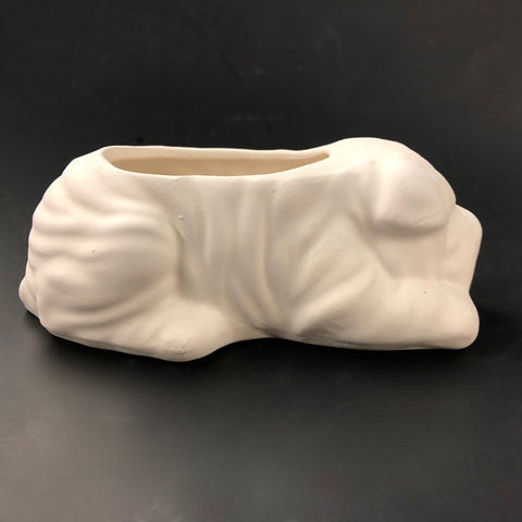 Vintage Dog Planter