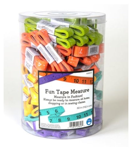 60" Fun Colored Fabric Tape Measures by Dritz