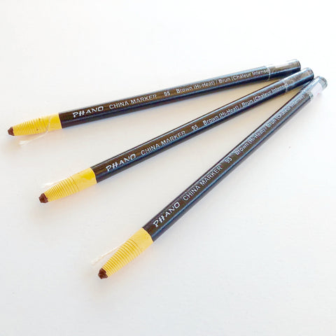 High Heat Brown China Marker by Dixon Phano