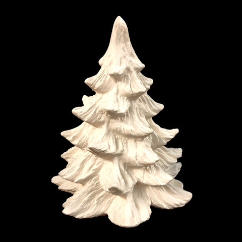 Medium Textured Vintage Christmas Tree 6"