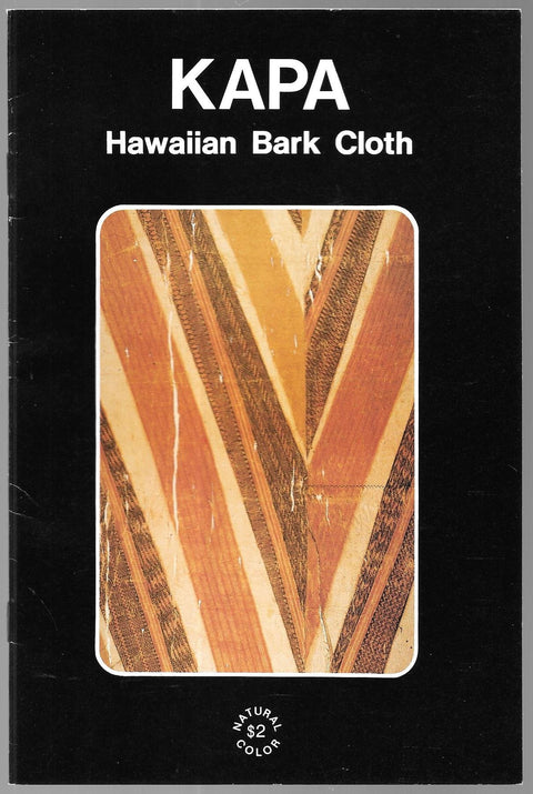 Kapa Hawaiian Bark Cloth Booklet