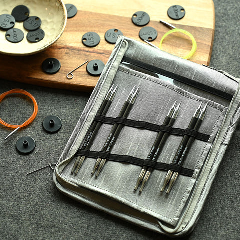 Karbonz Midi Interchangeable Circular Needle Set by Knitter's Pride