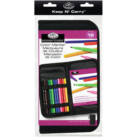 Keep 'N Carry Color Marker Set & Case by Royal & Langnickel – Mondaes  Makerspace & Supply