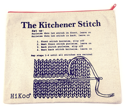 Kitchener Stitch Project Bag