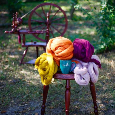 Step 4 Spinning: Yarn On The Wheel