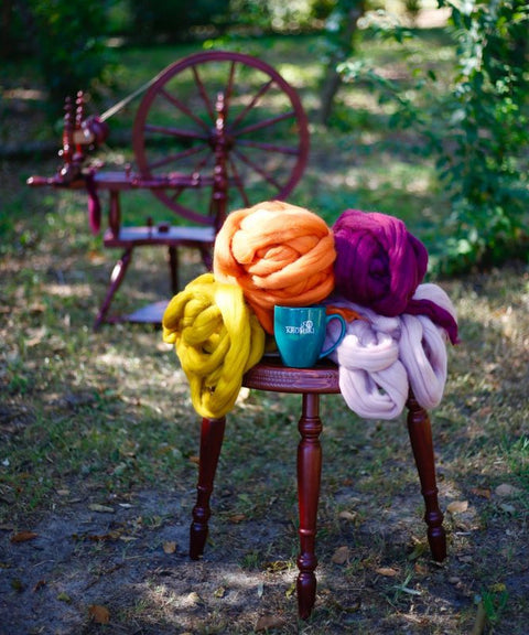 Step 3 Spinning Wool At The Wheel Class at Mondaes Makerspace & Supply 