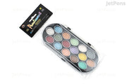Niji Pearlescent Watercolor Compacts by Yasutomo, 16 or 21 Colors
