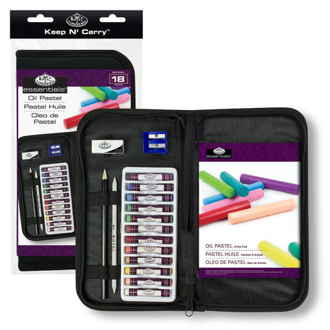 Keep 'N Carry Oil Pastel Set & Case by Royal & Langnickel