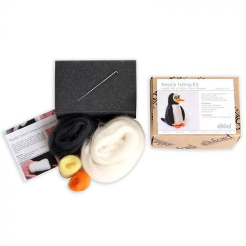 "Yellow-Eyed Penguin" Needle Felting Kit by Ashford