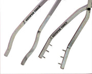 Raku Tongs with Smooth or Toothed Ends by Kemper