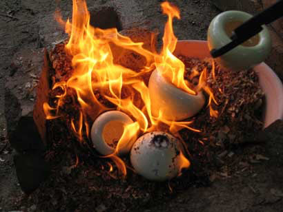 Holiday Raku Pottery Firing: Paint Your Own! Nov. 18, Sat. 12pm-6pm