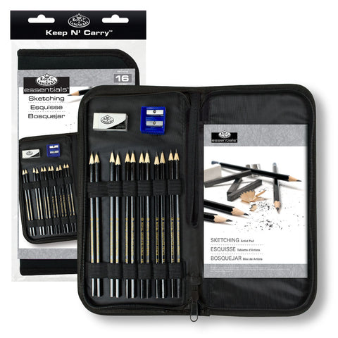 Keep 'N Carry Sketching Set & Case by Royal & Langnickel – Mondaes  Makerspace & Supply