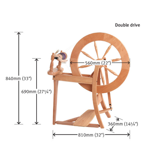 Ashford Traditional Wheel, Single & Double Drive