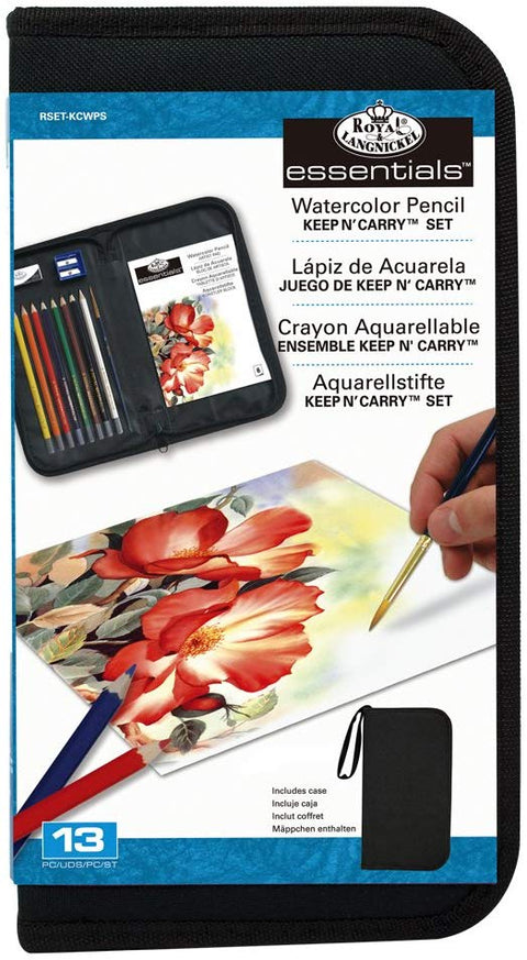 Keep 'N Carry Watercolor Pencil Set & Case by Royal & Langnickel