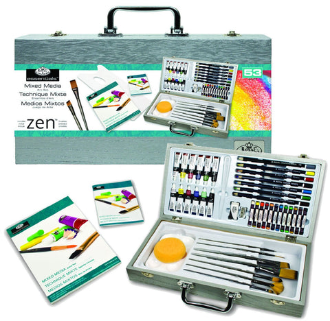 The Essentials Zen 53 Piece Watercolor Art Sets by Royal & Langnickel