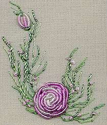 "Bullion Rose" Brazilian Embroidery Kit by EdMar