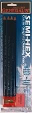 Semi-hex Classic Graphite Drawing Pencil Set