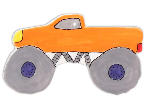 Monster Truck Flat Ornament