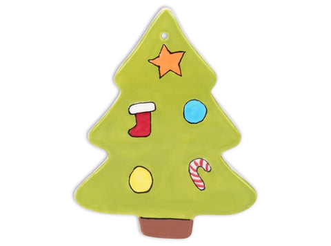 Christmas Tree Flat Ornament