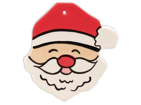 Santa Flat Ornament