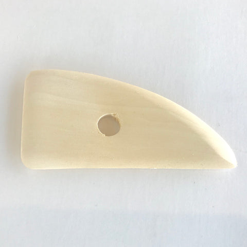 Blunt-End Oval Wood Pottery Rib Tool by Mondaes